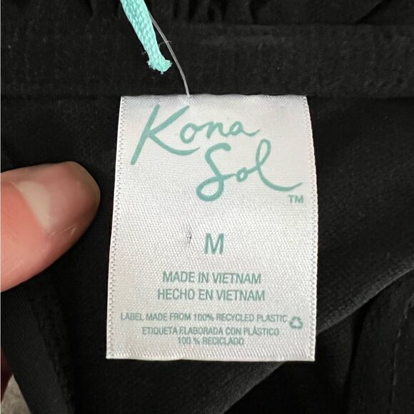 NWT! Kona sol black one piece swim suit - Picture 2 of 10